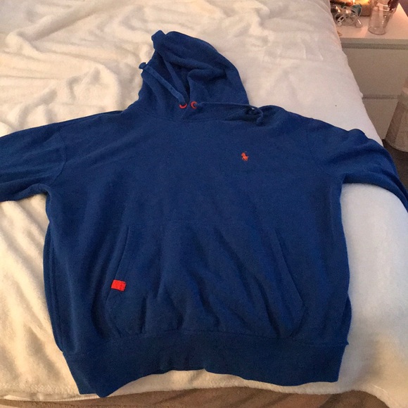 polo hoodie no zipper